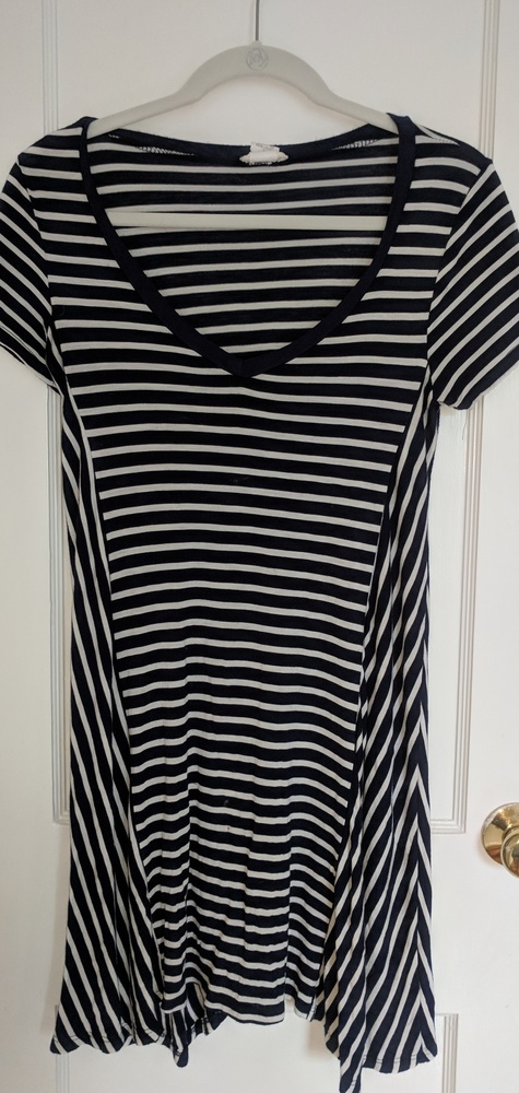 Striped t-shirt dress